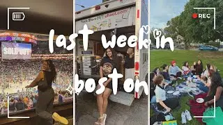 my last week in boston! saying goodbye, WNBA game, fav boston restaurants, and more