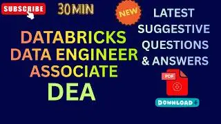 Databricks Data Engineer Associate (DEA) | Year 2026 Suggestive Questions | Part-I
