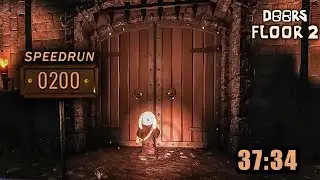 DOORS FLOOR 2 WORLD RECORD SPEEDRUN!! 100-200 DOOR (NEW UPDATE)