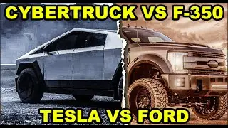Tesla Cybertruck Vs  F-350 Diesel
