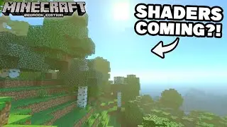 SHADERS COMING TO BEDROCK?! Promising News for ALL Minecraft Bedrock Devices! New Graphics Update