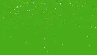 Snowfall Overlay Green Screen l HD