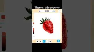 Theme : Strawberry #roblox #art #drawing #paintgame #illustration #games #shorts