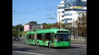 Троллейбус Минска БКМ-333,борт.№ 3602,марш.53 в парк (24.03.2020)
