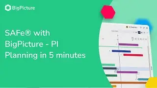 SAFe® with BigPicture - PI Planning in 5 minutes