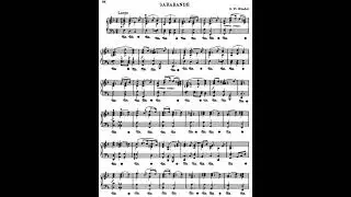 Handel - Sarabande in F