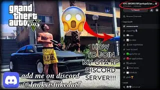 HOW TO JOIN MY GTA RP DISCORD SERVER😱🫢😮!!!|PS4| x |PS5|