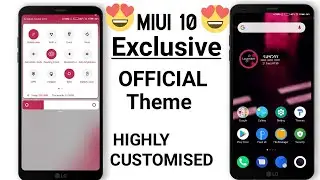 MIUI 10 Exclusive OFFICAL theme For Any Xiaomi Devices | theme APP link