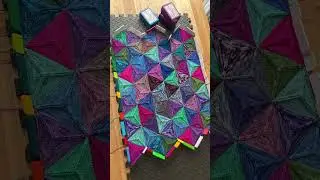 Blocking party! Working on my cowl version of the 