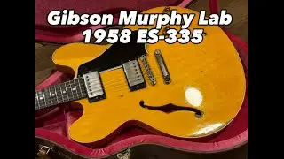 2024 Gibson Murphy Lab 1958 ES-335 Dirty Blond Demo Play!!