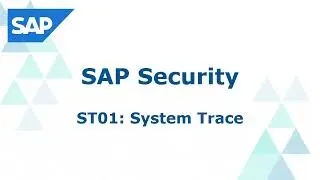 How to do system trace using ST01 | SAP Security Authorization trace | Troubleshooting