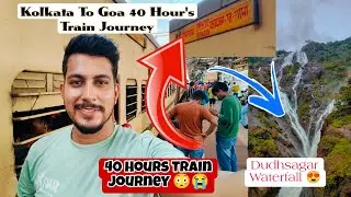 Kolkata To Goa Train Journey | 18047 ( Amaravati Express ) Sleeper Class Train Journey | AJAY DAS |