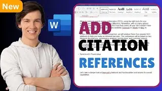 How to Add References in Word | Add Citation in APA and Other Formats Easily