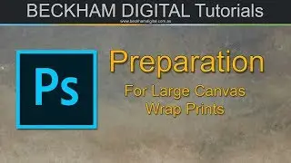 Preparing Images for a Large Canvas Wrap Print