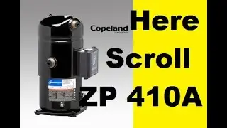 Scroll compressor copeland ZP for r410A and air conditioning