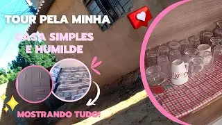 TOUR PELA MINHA CASA DE 2 CÔMODOS  E 1 BANHEIRO | MOSTRANDO TUDO PARA VOCÊS