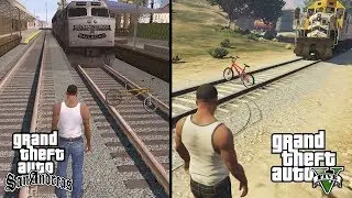 GTA SAN ANDREAS BMX VS GTA 5 BMX | WHICH IS BEST?