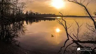 Cloudy April Sunset Time-lapse at Forge Pond