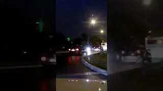 Дрифт на развязке на жигулях