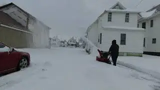 Toro Commercial Power TRX Review - Blowing Snow and Slush Jan 2021