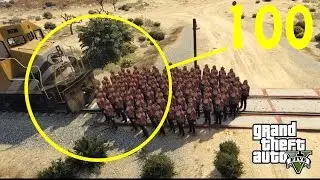 Können 100+ Personen den Zug in GTA V entgleisen?