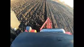 Уралец 224 в пахоте.
