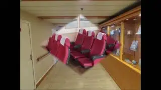 Interior del buque Ciudad Autónoma Melilla  Naviera Armas Trasmediterranea