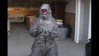 My Godzilla costume for Halloween