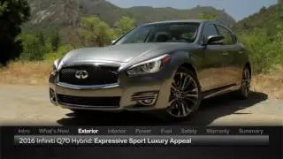 2016 Infiniti Q70 Hybrid Test Drive