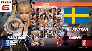 DOA6 Characters Age & Nationality