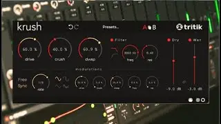 FREE Krush Tritik Bitcrusher Downsampling LOFI Plugin