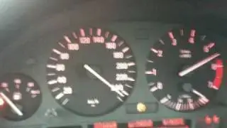 Acceleration test with a BMW 750 e38