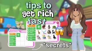 How to get RICH fast in adopt me 2023 💸😨✨ *secret tricks*