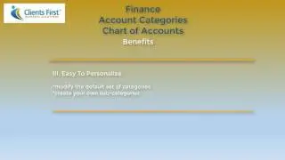 Dynamics NAV 2017  Account Categories