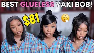 STOP Scrolling! Glueless Bob Wig That Looks REAL Starting at $81! | Ashimary Hair