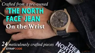 🎥 Eco-Chic Alert: Limited Edition Upcycled Denim Watch Straps | Strapcode