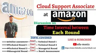 Discussion on Cloud Support Associate Each round time duration| AWS| Amazon #viralvideo