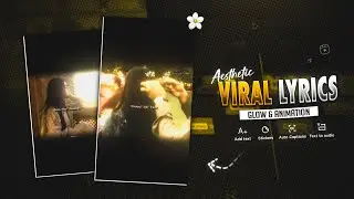 Aesthetic Viral Lyrics Video Editing | Trending Lyrics Video Edit In Capcut 🍁