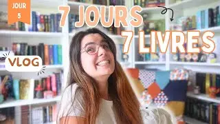 7 JOURS, 7 LIVRES, 7 VIDEOS 🎉😍 JOUR 5  | VLOG 📖