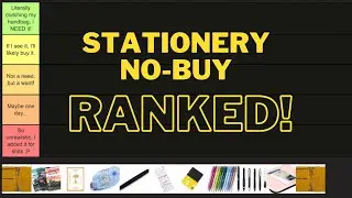 My Stationery No-Buy List! [RANKED]