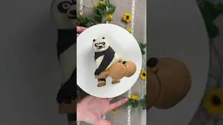 the dragon warrior is draggin some peaches around 🤨 (Twerking Po Cake) 