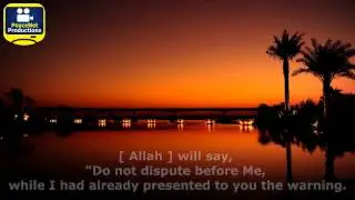 Quran Recitation Surah Qaf   Mansoor Mohiddine Eng subs ᴴᴰ