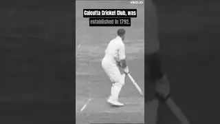 The First Ever Cricket Match in India 🇮🇳😮 #shorts #cricket #historyshort #weirdfacts #viral