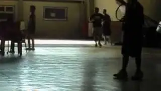 UPHSD - CBAA Volleyball warm-up + Tennis.wmv
