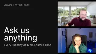 WeWeb Office Hours with Joyce & Flo, 2024-06-04