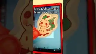 Pokemon Fusion Evolution Mimikyu and Leafeon  