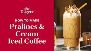 How to Make Pralines & Cream Iced Coffee | Folgers