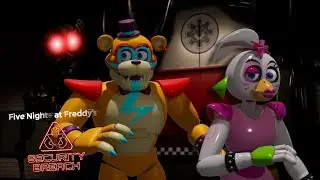 GLAMROCK FREDDY PLAYS SECURITY BREACH PART 4 FEAT GLAMROCK CHICA! TO MUCH PIZZA