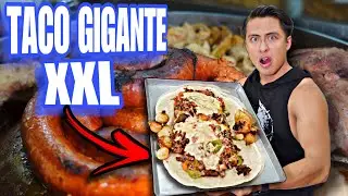 The CHALLENGE of “THE FAT GUYS OF TLALNE” 🌮 | **3 Kilo Giant Taco 🇲🇽🔥