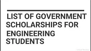 Government scholarships for Engineering students: Here's all about them